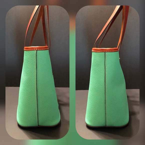 Dooney & Bourke Authentic Turquoise Shoulder Tote, New Without Tags - Picture 7 of 16